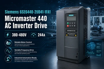 Siemens 6SE6440-2UD41-1FA1 Micromaster 440 AC Inverter Drive 380-480V 244A
