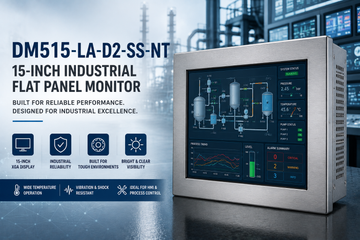 Pepperl+Fuchs Christensen DM515-LA-D2-SS-NT 15-Inch Industrial Flat Panel Monitor