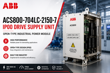 ABB ACS800-704LC-2150-7 IP00 Drive Supply Unit | Open-Type Industrial Power Module
