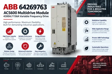 ABB 64269763 ACS600 Multidrive Module | 4300A/1156A Variable Frequency Drive