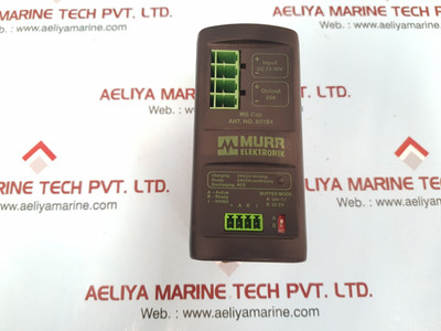 Murr Elektronik 85184 Maintenance-free Buffer Module - MB Cap 20/24 Murr Elektronik 85184 Maintenance-free Buffer Module - MB Cap 20/24