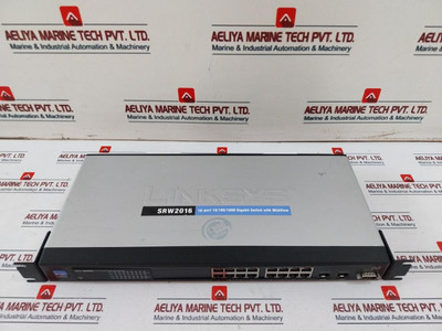 Linksys Srw2016 16-port 10/100/1000 Gigabit Switch With Webview 1000 Mbps Used Linksys Srw2016 16-port 10/100/1000 Gigabit Switch With Webview 1000 Mbps Used