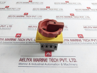 Siemens 3Ld2003-0Tk53 Emergency Stop Switch 16A 600Vac Gb14048.3/ 50Hz Siemens 3Ld2003-0Tk53 Emergency Stop Switch 16A 600Vac Gb14048.3/ 50Hz