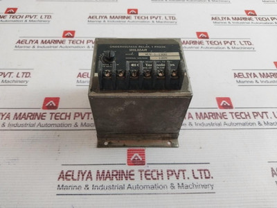 Wilmar Wuv-1-120H Undervoltage Relay 1 Phase 120V - Used Wilmar Wuv-1-120H Undervoltage Relay 1 Phase 120V - Used