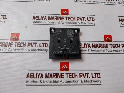 Abb Cal 16-11A Auxiliary Contact Block Sk 829 002-a 10A 600V Ac - Used