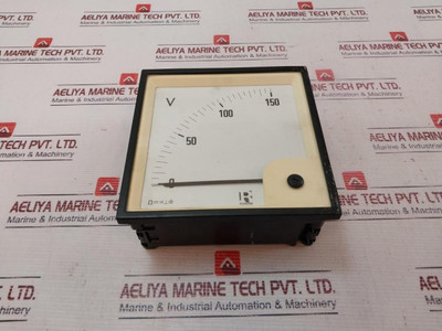 Rishabh Pq 144 Analog Volt Meter 0-150V - Used Rishabh Pq 144 Analog Volt Meter 0-150V - Used