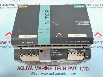 Siemens Sitop Modular Power Supply 24V/20A - Made in Austria