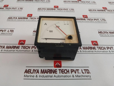 Abb 0-200/500A Analog Ammeter 250/1A - Used Abb 0-200/500A Analog Ammeter 250/1A - Used