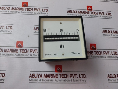 Celsa 55-65Hz Frequency Counter Meter 440V - Used Celsa 55-65Hz Frequency Counter Meter 440V - Used