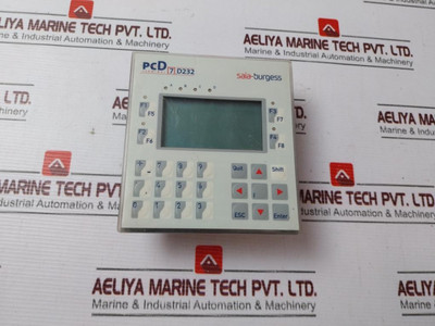 Saia-burgess Pcd7.D232 Terminal With Graphic Display Module - Used Saia-burgess Pcd7.D232 Terminal With Graphic Display Module - Used
