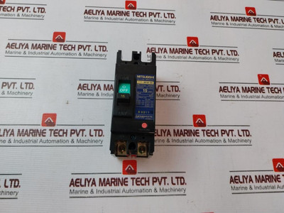 Mitsubishi Electric Nf50-ss 2Pole No-fuse Circuit Breaker Ac220V 15 Amp - Used Mitsubishi Electric Nf50-ss 2Pole No-fuse Circuit Breaker Ac220V 15 Amp - Used