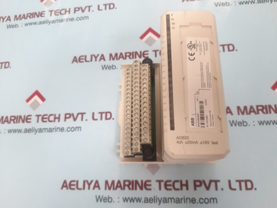 Abb ao820 3bse008546r1 analog output module with termination unit Abb ao820 3bse008546r1 analog output module with termination unit
