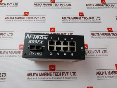N-tron 509Fx-sc 9 Port Industrial Ethernet Switch 104W1135P139 - Used N-tron 509Fx-sc 9 Port Industrial Ethernet Switch 104W1135P139 - Used