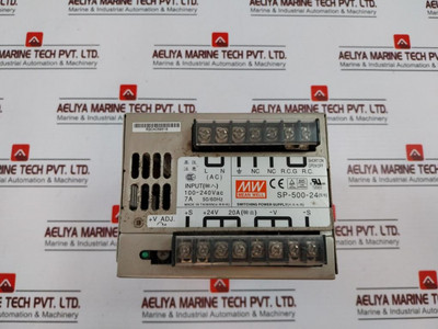 Mean Well Sp-500-24 Switching Power Supply 100-240Vac 7A 50/60Hz Mean Well Sp-500-24 Switching Power Supply 100-240Vac 7A 50/60Hz