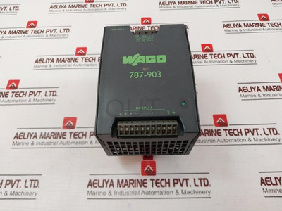 Wago Lwr 1601-6C1 Ac-dc/Dc-dc Converter Module 85…264 V, 1.8 A, 47…63 Hz - Used