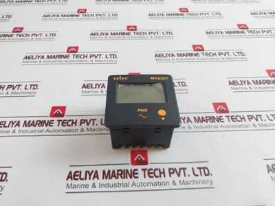 Selec Mv2307 Lcd Voltmeter 50-300V Ac - Used Selec Mv2307 Lcd Voltmeter 50-300V Ac - Used