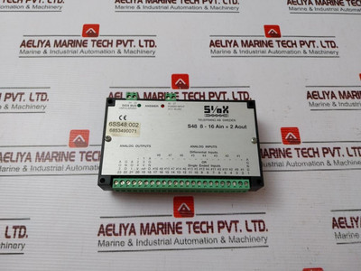 Telefrang S48 Siox Analog Input Output Module 24V Ac/Dc - Used Telefrang S48 Siox Analog Input Output Module 24V Ac/Dc - Used