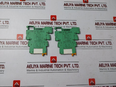 Lot Of 2X Phoenix Contact Plc-bsc-24Dc/21 Relay Base Socket 250Vac/6A