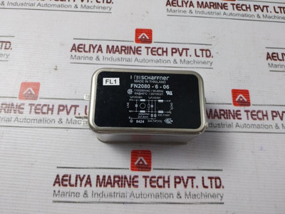 Schaffner Fn2080-6-06 Power Line Filter 110/250Vac/ 50-60Hz - Used