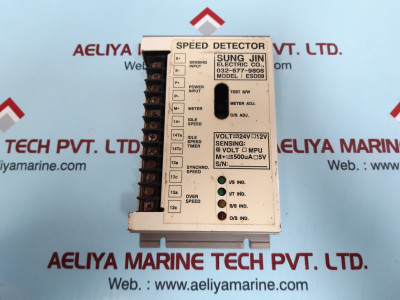 Sung Jin Esd08 Speed Detector 032-677-9806