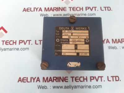 Deuta werke bw 2myv potentiometer - 24v= - 666.6hz Deuta werke bw 2myv potentiometer - 24v= - 666.6hz