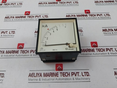 Celsa 5000/5A Ampere Meter 0-5/10 Ka - Used Celsa 5000/5A Ampere Meter 0-5/10 Ka - Used