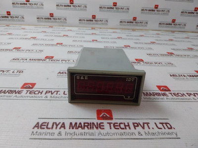 S&E Idt-4Ecc Digital Voltmeter 2V/30V - Used S&E Idt-4Ecc Digital Voltmeter 2V/30V - Used