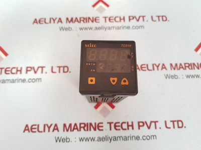 Selec tc518 temp controller, pid500-0-0-04, output: rly+rly+comm. Selec tc518 temp controller, pid500-0-0-04, output: rly+rly+comm.