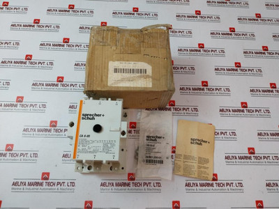 Sprecher+Schuh Ca 6-85 Contactor - New Sprecher+Schuh Ca 6-85 Contactor - New