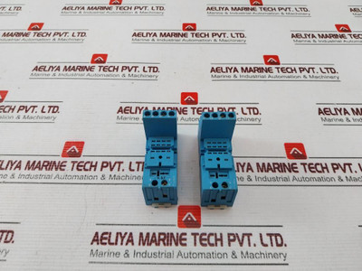 Lot Of 2X Finder 94.04 Relay Socket 10A 250V