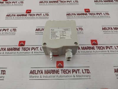Halstrup Walcher Ps 27 Differential Pressure Transmitter - Used Halstrup Walcher Ps 27 Differential Pressure Transmitter - Used