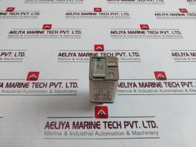 Kuhnke Uf2D-24Vdc 1Fl Power Relay 10A 250Vac 50/60Hz - Used