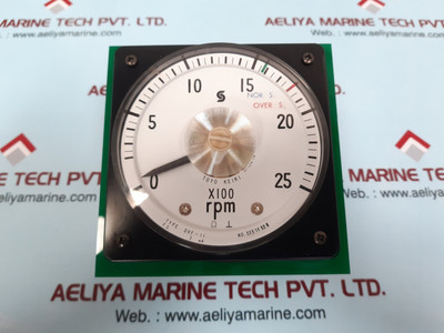 Toyo keiki dvf-11 rpm meter by Shinko ind.ltd. - 0 to 25 rpm Toyo keiki dvf-11 rpm meter by Shinko ind.ltd. - 0 to 25 rpm