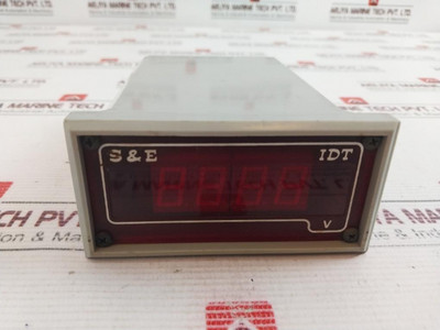 S & E Idt-3Ecc Idt Line Digital Voltmeter - Used S & E Idt-3Ecc Idt Line Digital Voltmeter - Used
