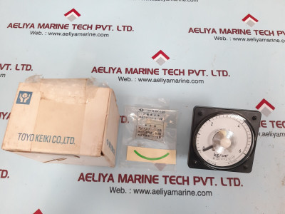 Toyo Keiki Dvf-8 Ammeter Ch718332