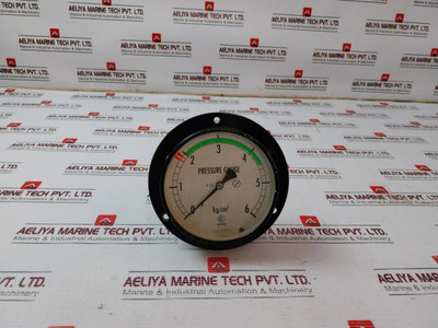 Nagano Keiki 0-6 Kg/Cm2 Pressure Gauge - Used Nagano Keiki 0-6 Kg/Cm2 Pressure Gauge - Used