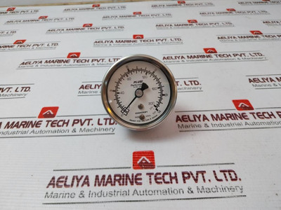 Ashcroft 238A460-01 Rev E Air Pressure Gauge 0-200 Psi - New Ashcroft 238A460-01 Rev E Air Pressure Gauge 0-200 Psi - New