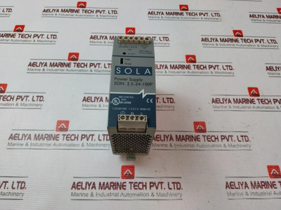 Sola Sdn 2.5-24-100P Power Supply 24Vdc/ 2.5A - Used Sola Sdn 2.5-24-100P Power Supply 24Vdc/ 2.5A - Used