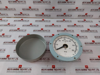 Nippon Electric Np-660A Fan Anemometer And Wind Vane Speed Indicator - Used Nippon Electric Np-660A Fan Anemometer And Wind Vane Speed Indicator - Used