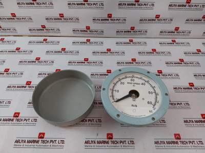 Nippon Electric Np-660A Fan Anemometer And Wind Vane Speed Indicator - Used