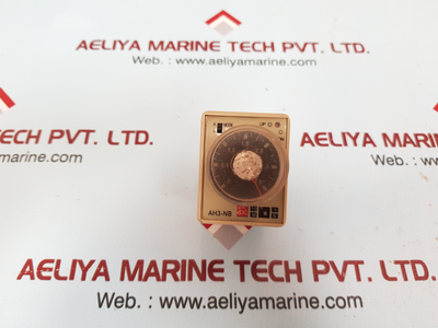 Anly Multi-range Timer 10M 1S 250Vac 5A Resistive - AH3-NB Anly Multi-range Timer 10M 1S 250Vac 5A Resistive - AH3-NB