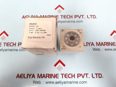 Fuji electric super timer 0.6s to 60h - ms4sc-ap Fuji electric super timer 0.6s to 60h - ms4sc-ap