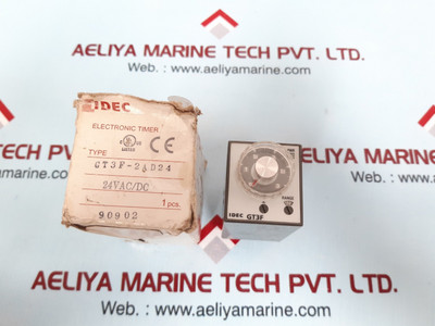 Idec Electronic Timer GT3F-2AD24 24Vac/DC 90902 Taiwan 90gm Idec Electronic Timer GT3F-2AD24 24Vac/DC 90902 Taiwan 90gm