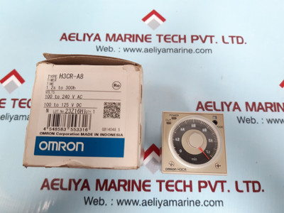 Omron h3cr-a8 timer 0.05s-300h conforms to en61812-1