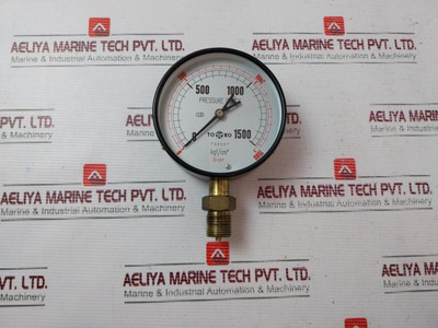 Toako 0-1500 Kgf/Cm² Pressure Gauge 0-1500 Bar - New Toako 0-1500 Kgf/Cm² Pressure Gauge 0-1500 Bar - New