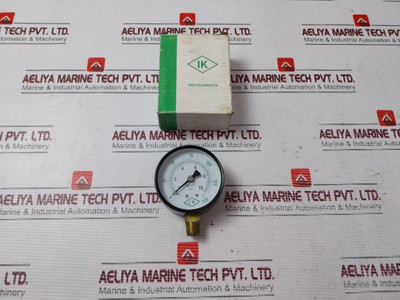 Ik Instruments 0-10 Kg/Cm2 Pressure Gauge - New Ik Instruments 0-10 Kg/Cm2 Pressure Gauge - New