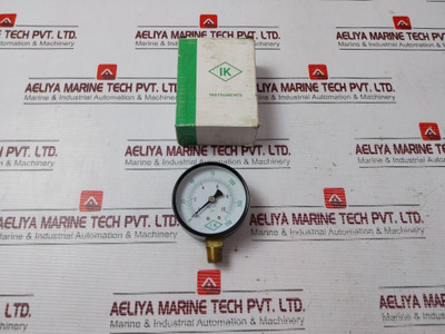 Ik Instruments 0-10 Kg/Cm2 Pressure Gauge