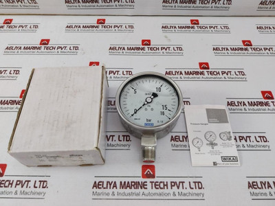 Wika 233.50.100 Pressure Gauge 0 – 16 Bar 9000Jjzh 48001562 Wika 233.50.100 Pressure Gauge 0 – 16 Bar 9000Jjzh 48001562