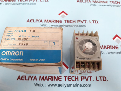 Omron H3Ba-fa Timer 24Vdc 5A 250Vac - Japan Made - 220 gm Omron H3Ba-fa Timer 24Vdc 5A 250Vac - Japan Made - 220 gm