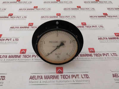 Nks 0-4 Kg/Cm2 Pressure Gauge - Used Nks 0-4 Kg/Cm2 Pressure Gauge - Used